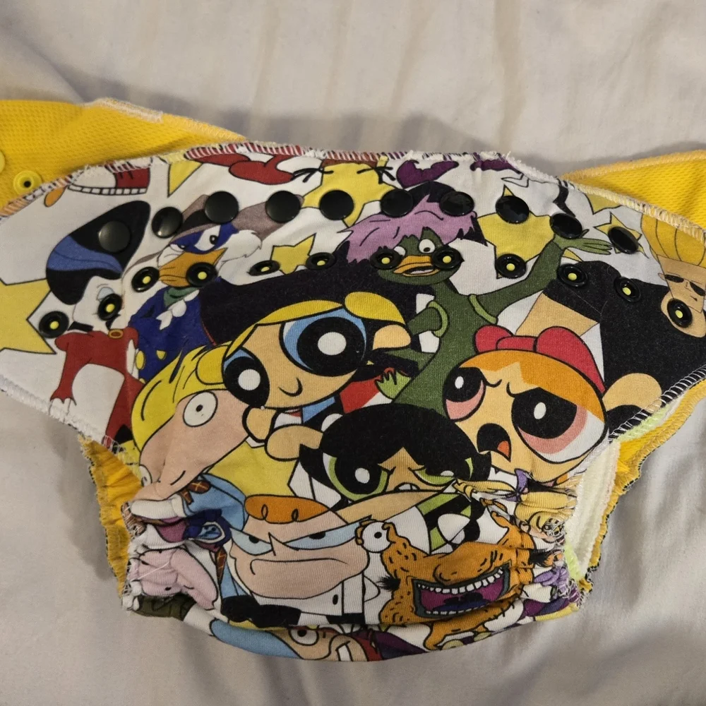 Kids Cloth Diapers Lot With Prefolds